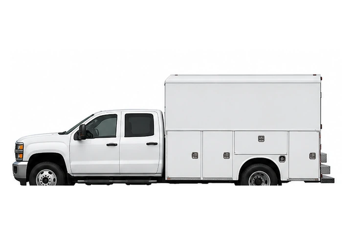 Crew Cab Tall Enclosed Service Body