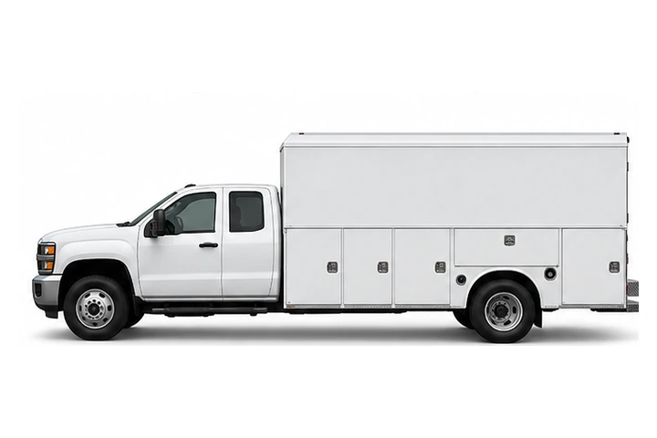 Extended Cab Tall Enclosed Service Body
