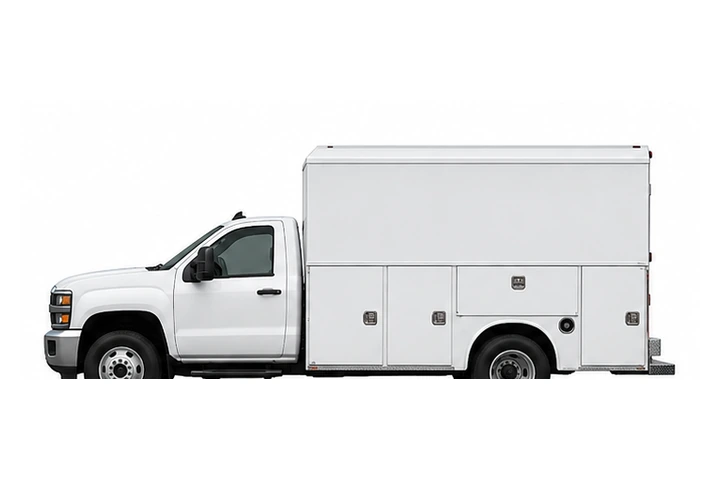 Single Cab Tall Enclosed Service Body