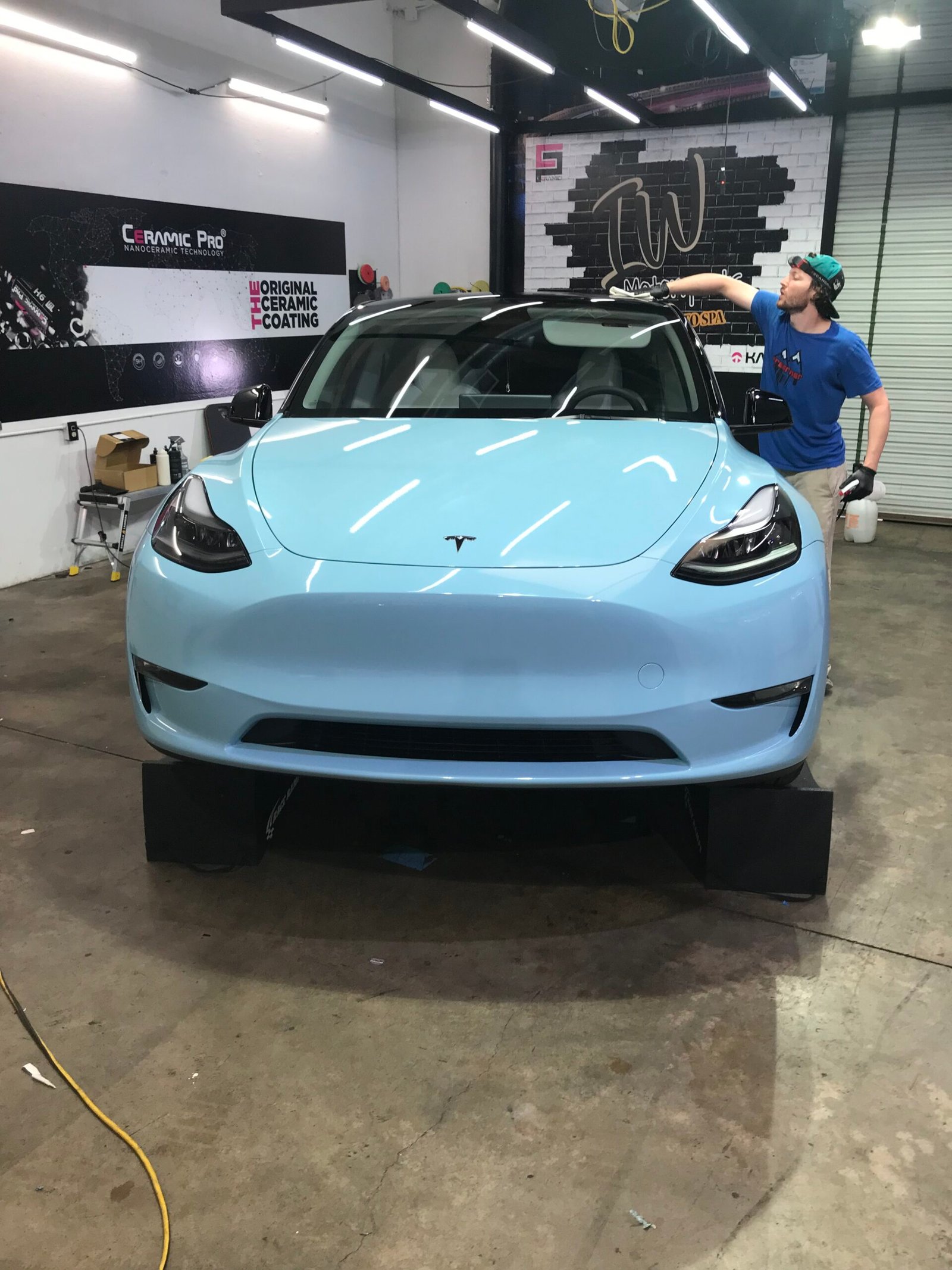Tesla styling and protection services at IW Motorsports
