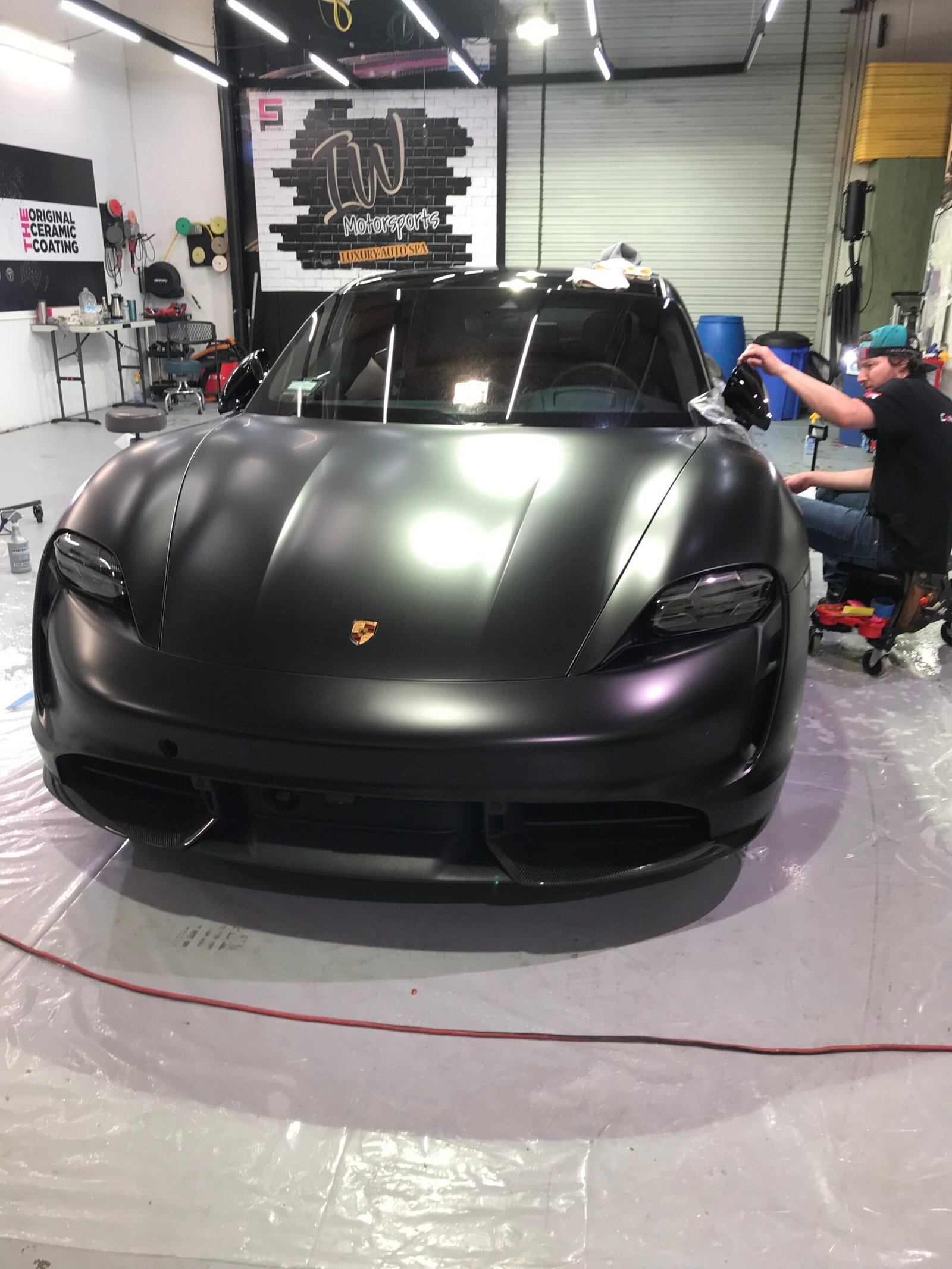 Ceramic coating finish