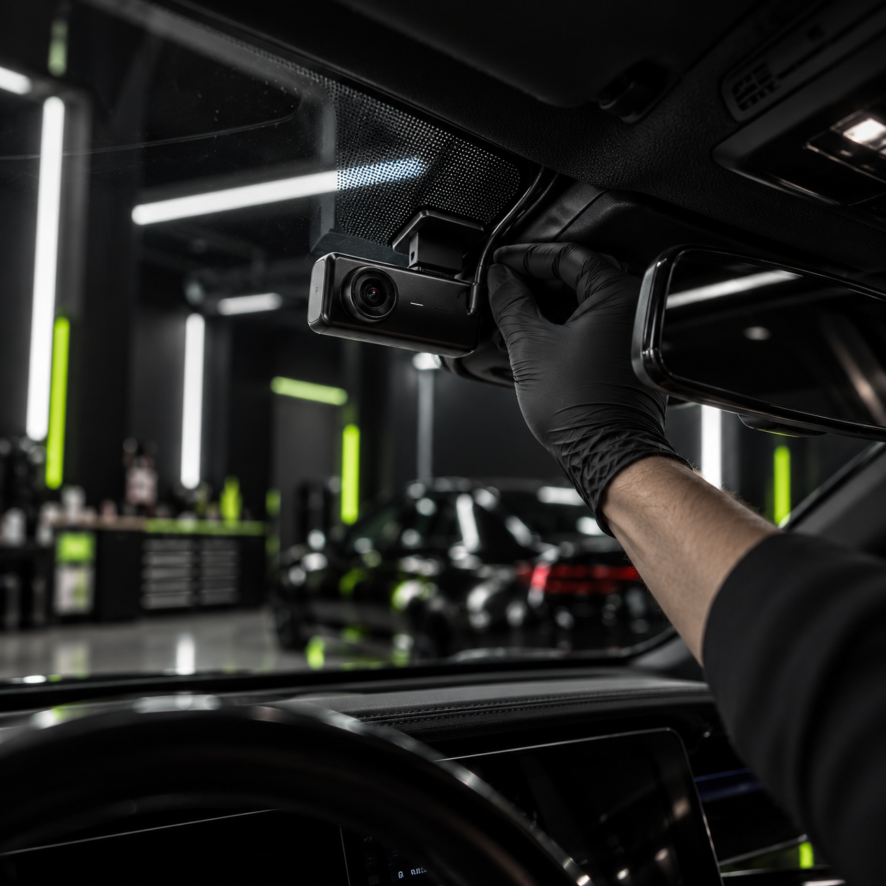 Dash camera installation